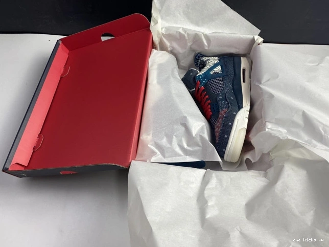 Chep Onekick Sashiko Jordan Retro 4 Air CW0898-400 SE 0805